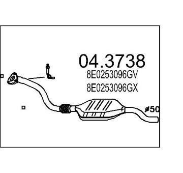 Katalyzátor MTS 04.3738