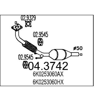 Katalyzátor MTS 04.3742