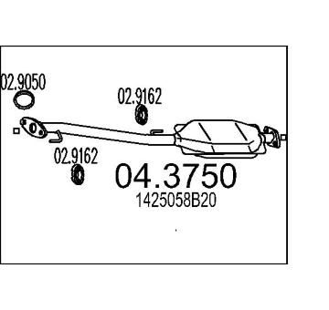Katalyzátor MTS 04.3750