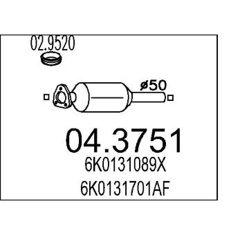 Katalyzátor MTS 04.3751