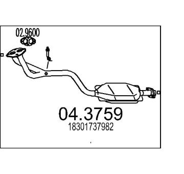Katalyzátor MTS 04.3759