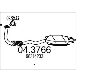 Katalyzátor MTS 04.3766