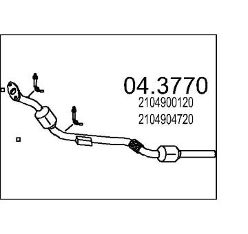 Katalyzátor MTS 04.3770