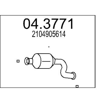Katalyzátor MTS 04.3771