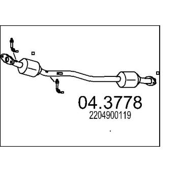 Katalyzátor MTS 04.3778