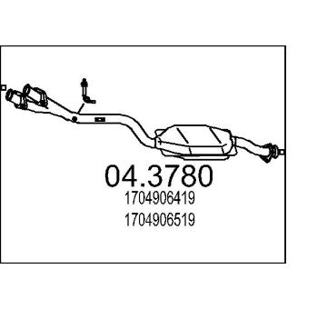 Katalyzátor MTS 04.3780