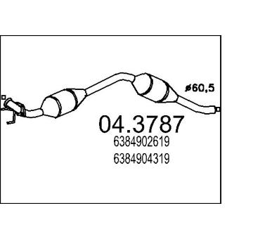 Katalyzátor MTS 04.3787