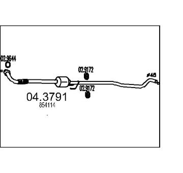 Katalyzátor MTS 04.3791