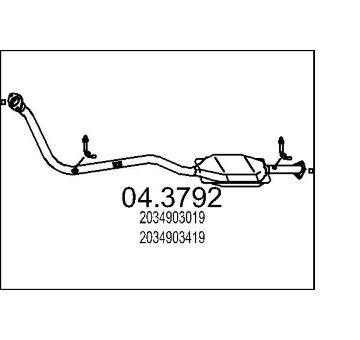 Katalyzátor MTS 04.3792