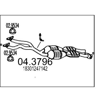 Katalyzátor MTS 04.3796