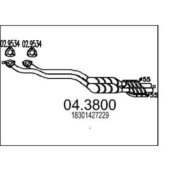 Katalyzátor MTS 04.3800