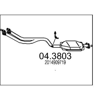 Katalyzátor MTS 04.3803