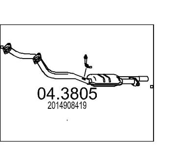Katalyzátor MTS 04.3805