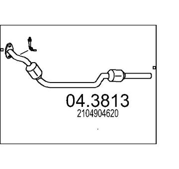 Katalyzátor MTS 04.3813