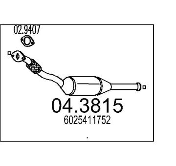 Katalyzátor MTS 04.3815