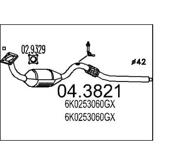Katalyzátor MTS 04.3821