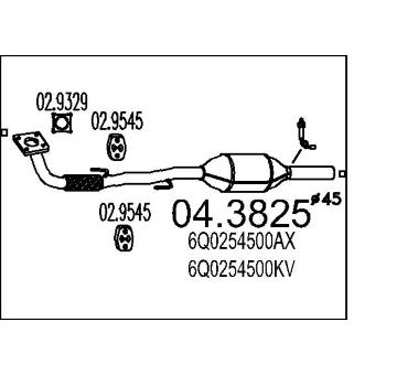 Katalyzátor MTS 04.3825