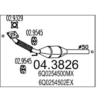 Katalyzátor MTS 04.3826