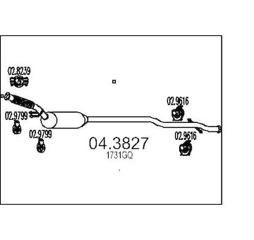 Katalyzátor MTS 04.3827