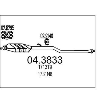 Katalyzátor MTS 04.3833