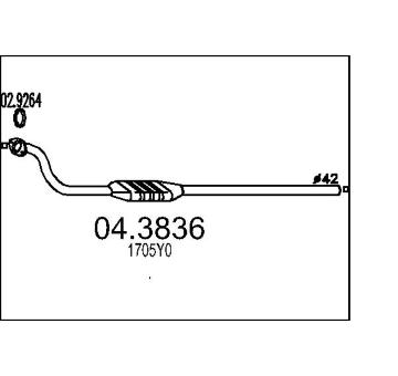 Katalyzátor MTS 04.3836