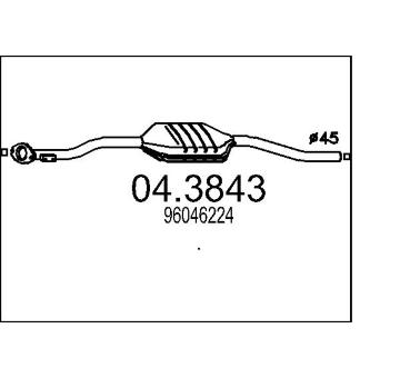 Katalyzátor MTS 04.3843