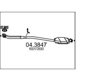 Katalyzátor MTS 04.3847