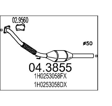 Katalyzátor MTS 04.3855