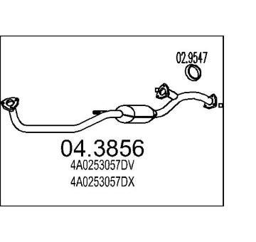 Katalyzátor MTS 04.3856