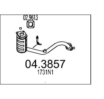Katalyzátor MTS 04.3857