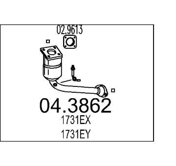 Katalyzátor MTS 04.3862