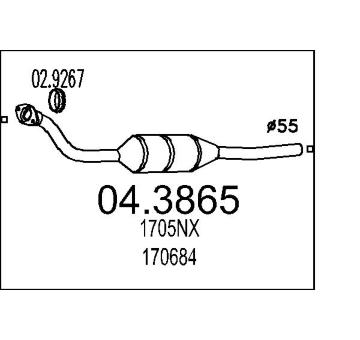 Katalyzátor MTS 04.3865