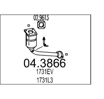 Katalyzátor MTS 04.3866
