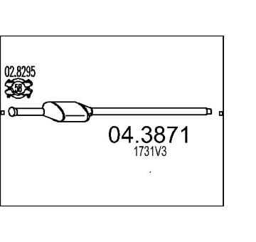 Katalyzátor MTS 04.3871