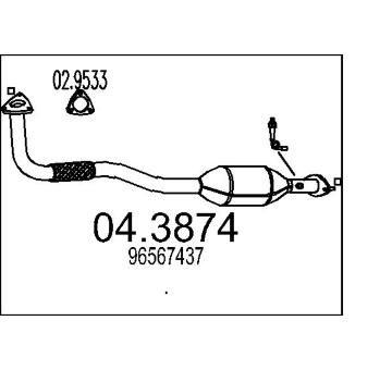 Katalyzátor MTS 04.3874