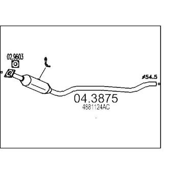 Katalyzátor MTS 04.3875