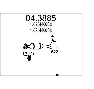 Katalyzátor MTS 04.3885