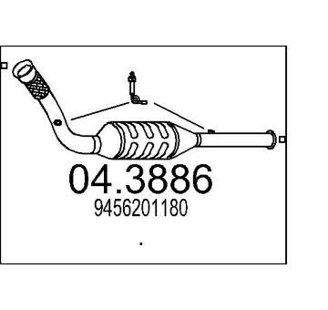 Katalyzátor MTS 04.3886
