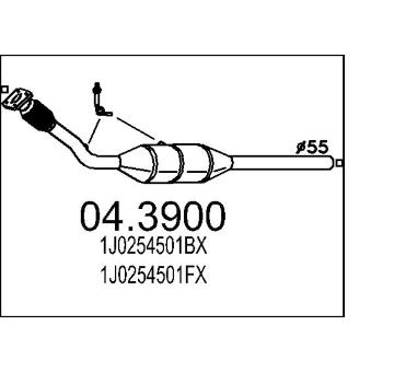 Katalyzátor MTS 04.3900