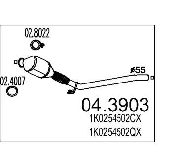 Katalyzátor MTS 04.3903