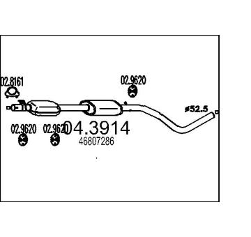 Katalyzátor MTS 04.3914