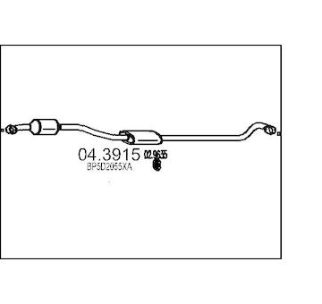 Katalyzátor MTS 04.3915