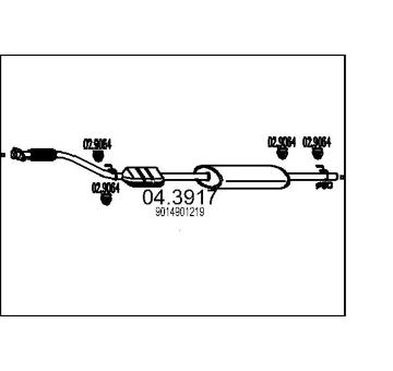 Katalyzátor MTS 04.3917