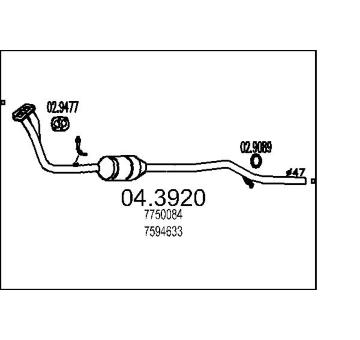 Katalyzátor MTS 04.3920