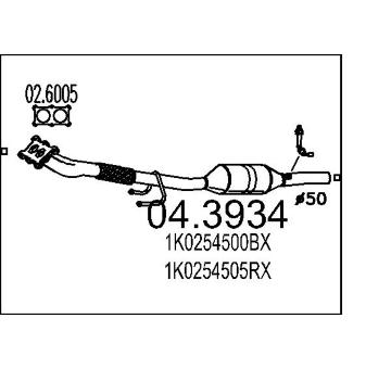 Katalyzátor MTS 04.3934