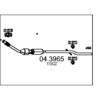 Katalyzátor MTS 04.3965
