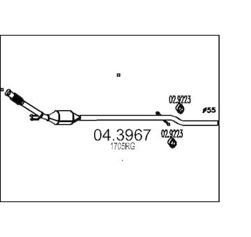 Katalyzátor MTS 04.3967