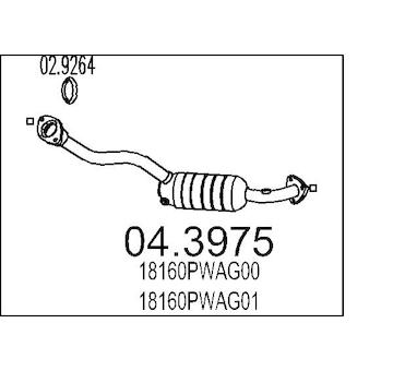 Katalyzátor MTS 04.3975