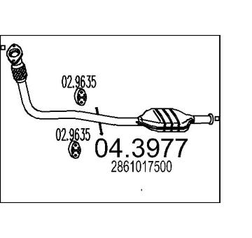 Katalyzátor MTS 04.3977