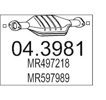 Katalyzátor MTS 04.3981